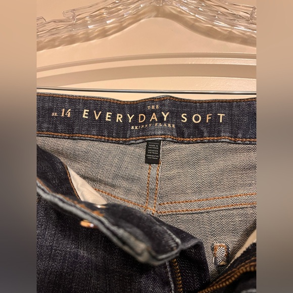 White House Black Market Beaded Skinny Flare - Picture 5 of 8